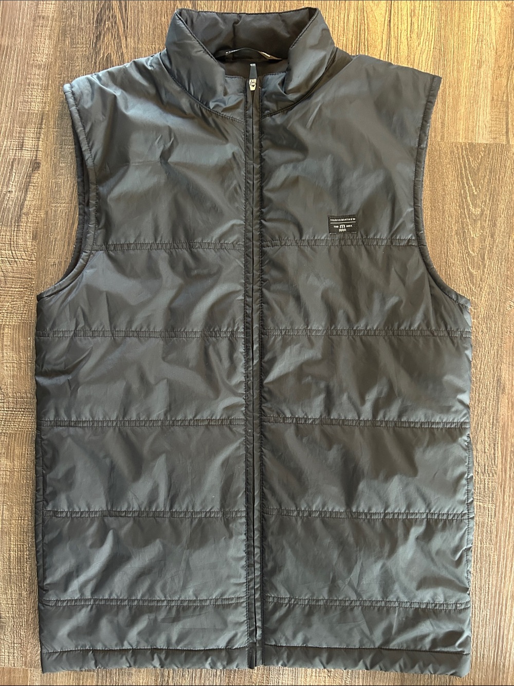 Travis Mathew Cold Heart 2.0 Puffer Golf Vest, Men’s Small, Black, EUC
